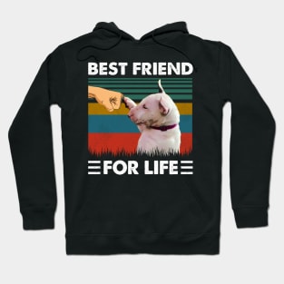 Terrier Trendsetter Stylish Tee for Fashion-Forward Bull Terrier Fans Hoodie